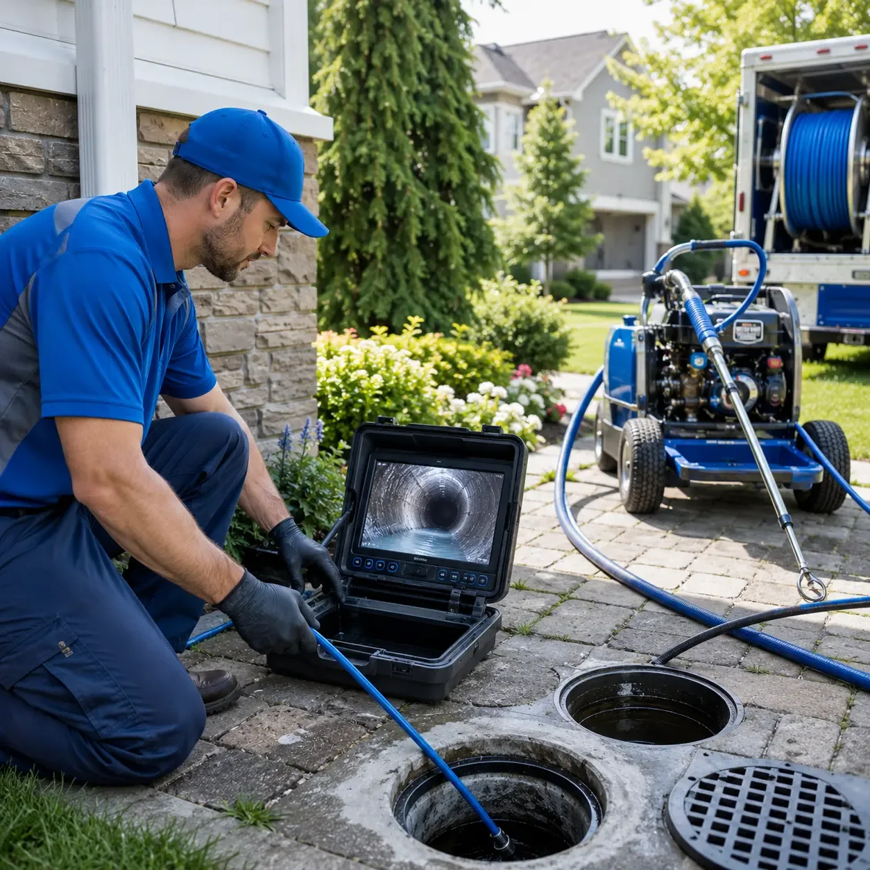 Outdoor drain cleaning professionals serving Marion, IL