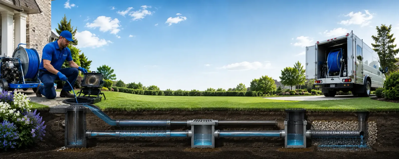 Outdoor drain cleaning information for Marion, IL